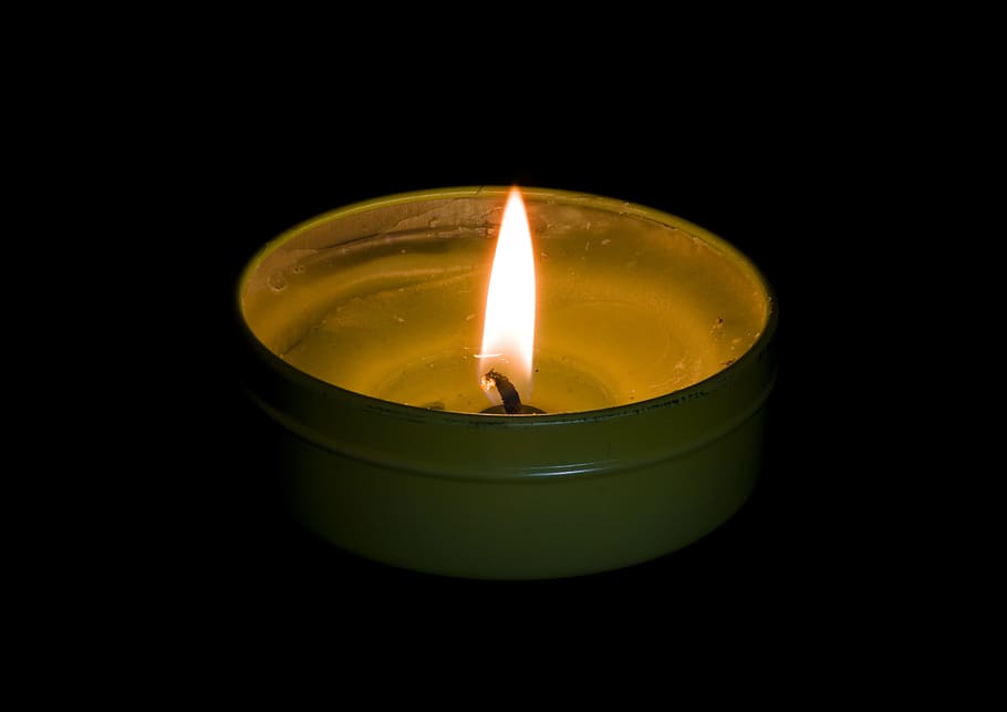 candle, wax, flame, fire, light, burning, fire - natural phenomenon HD wallpaper
