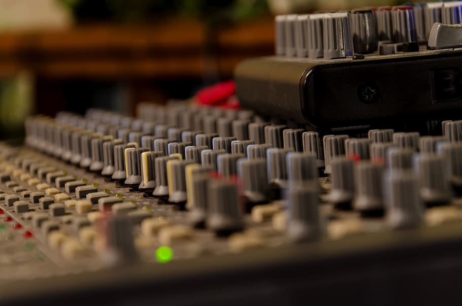 music, mixer, controller, sound, slider, volume, amplifier HD wallpaper