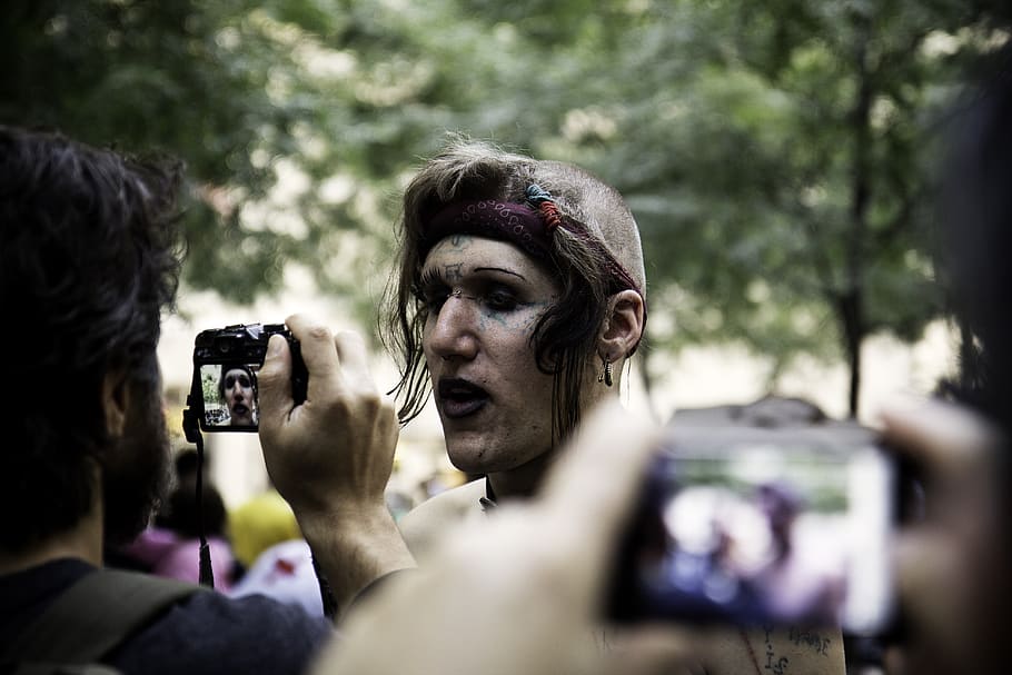 Marilyn Manson, human, person, people, portrait, new york, united states HD wallpaper