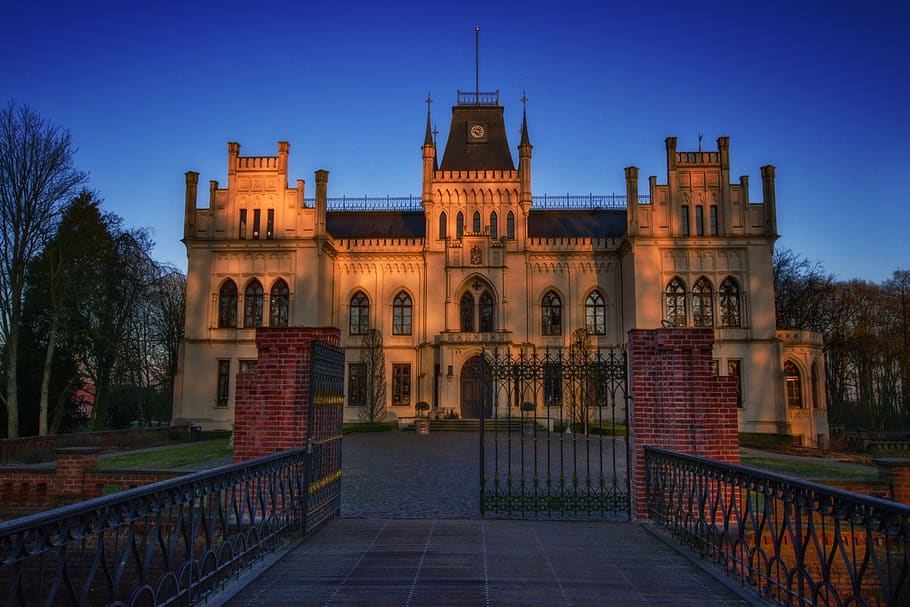architecture, old, palace, building, travel, city, sky, historic house HD wallpaper