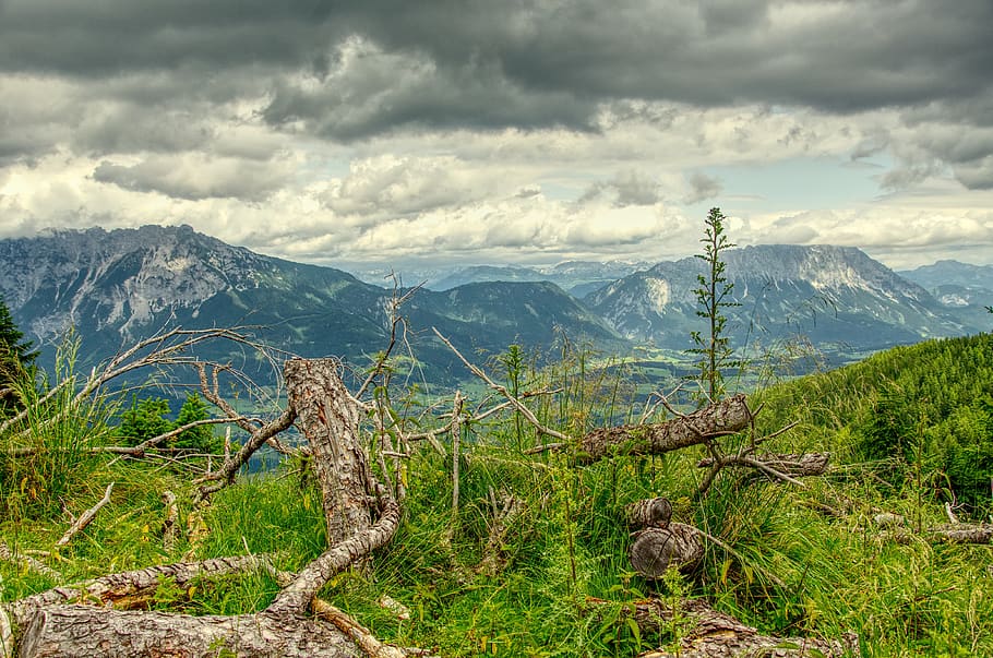 mountains, alps, alpine, landscape, view, scenic, europe, panorama HD wallpaper