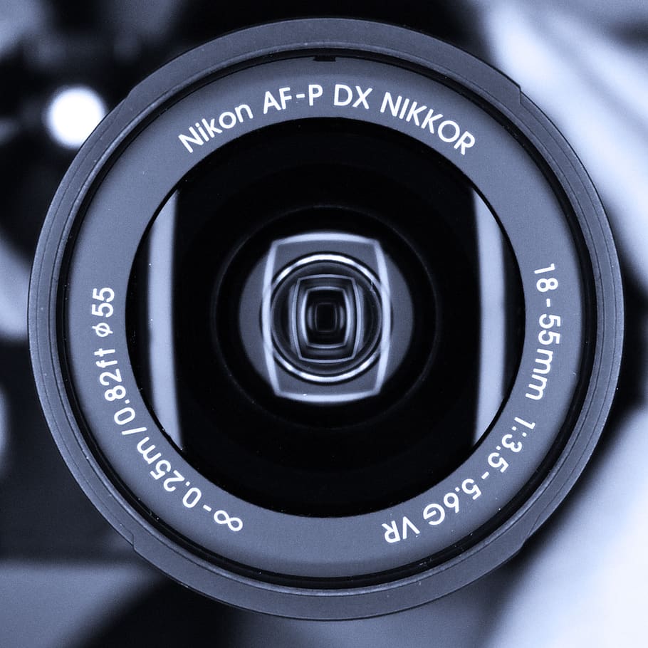 electronics, nikon, photography, tech, technology, black and white HD wallpaper