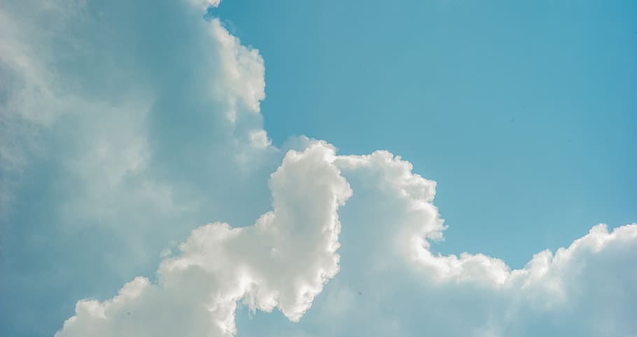 cloud, sky, blue, landscape, sunset, nature, sunrise, mood HD wallpaper