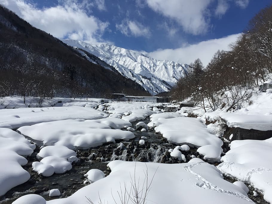 Frozen valley. Хакуба Япония.