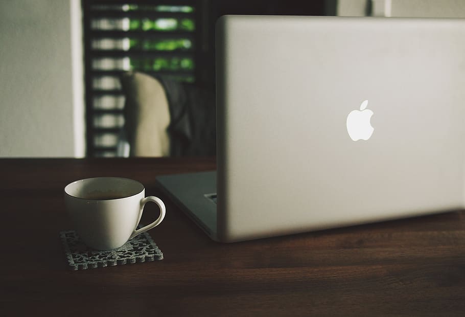 apple, macbook, laptop, computer, technology, business, office HD wallpaper