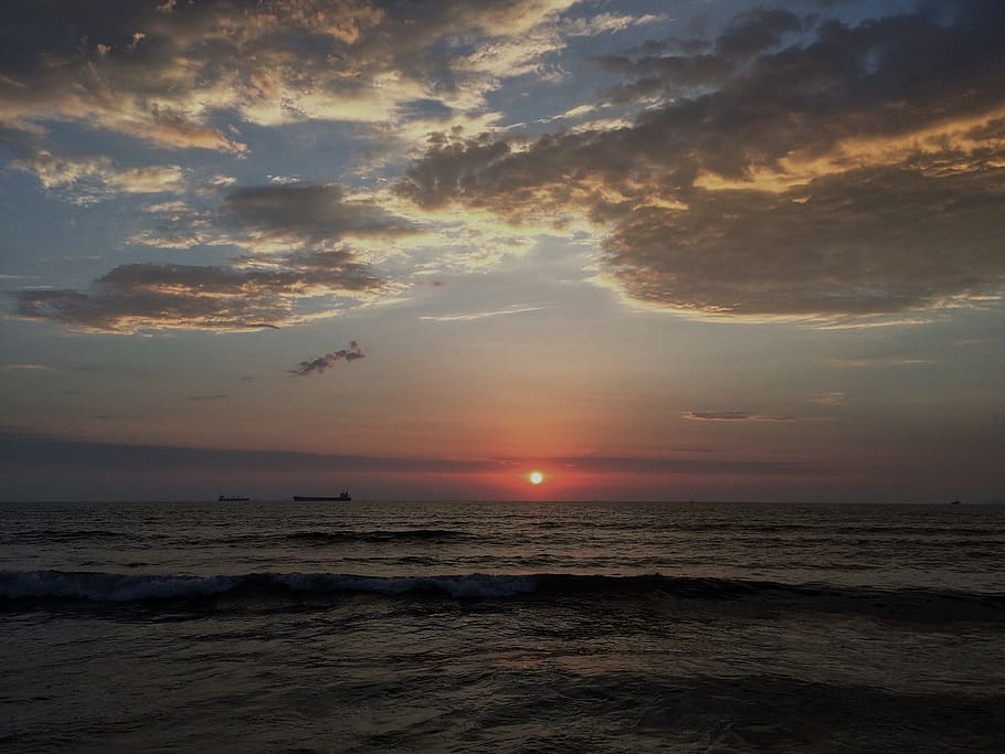 mexico, ensenada, sky, sea, sunset, water, cloud - sky, beauty in nature HD wallpaper