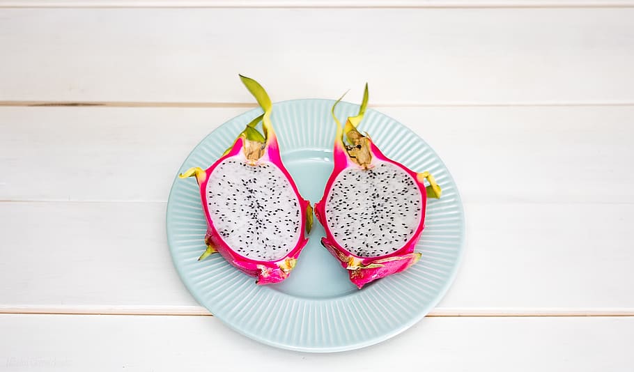 dragon fruit, exotic, tropical, fresh, natural, healthy, food HD wallpaper