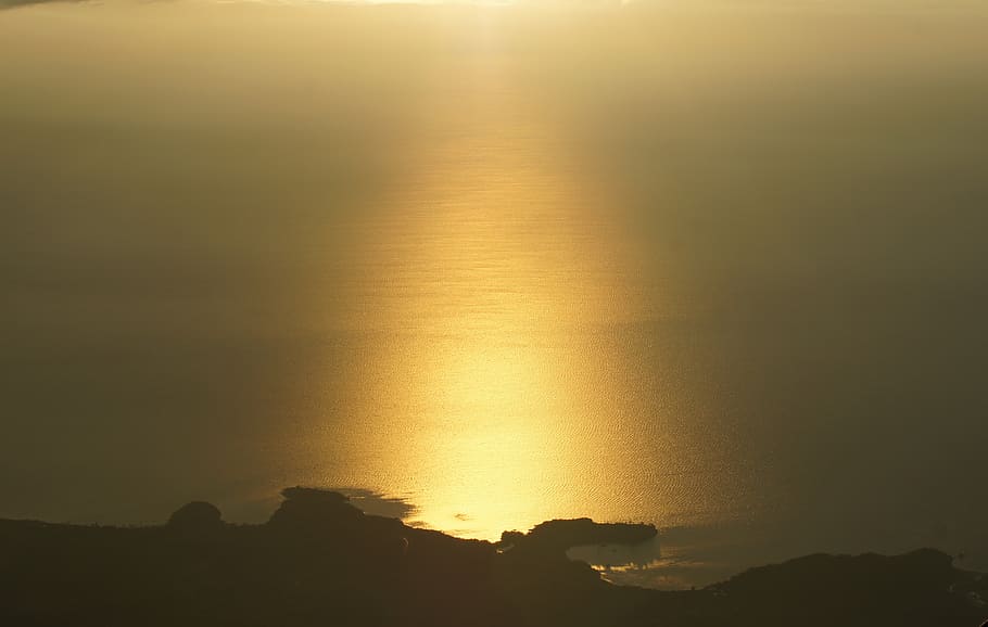 sea, sunset, sky, horizon, scenics - nature, beauty in nature HD wallpaper