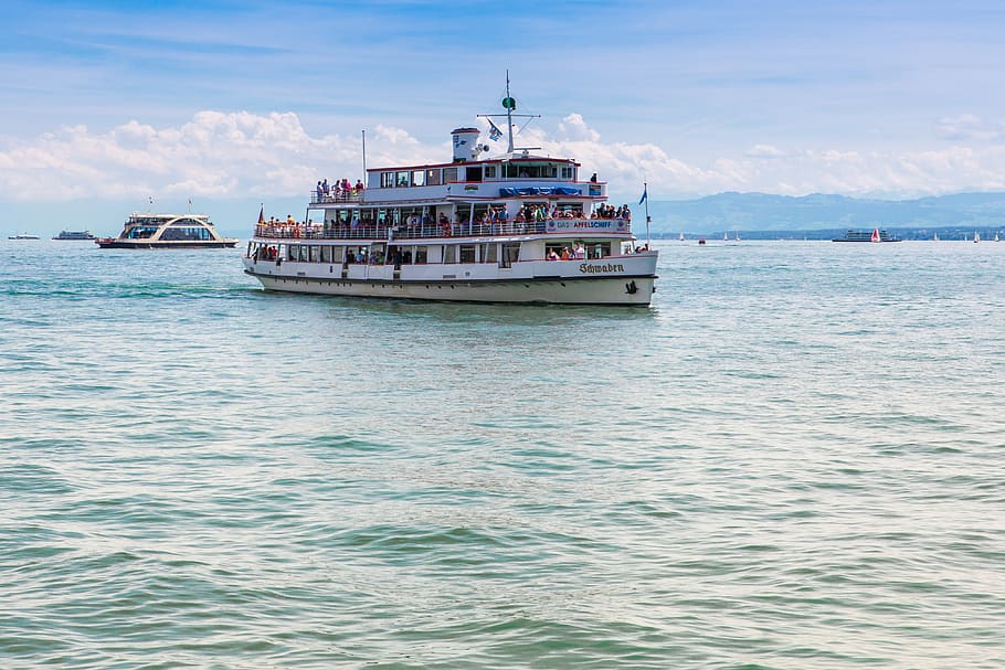 water, sea, ship, sky, travel, nautical vessel, mode of transportation HD wallpaper