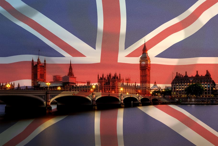 London Flag Background