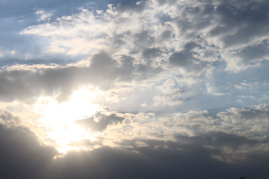 horizon, cloud, sky, sun, sunset, sunlight, dawn, atmosphere HD wallpaper