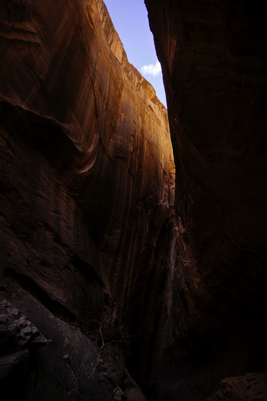 brown rock formation, canyon, cave, nature, valley, outdoors HD wallpaper