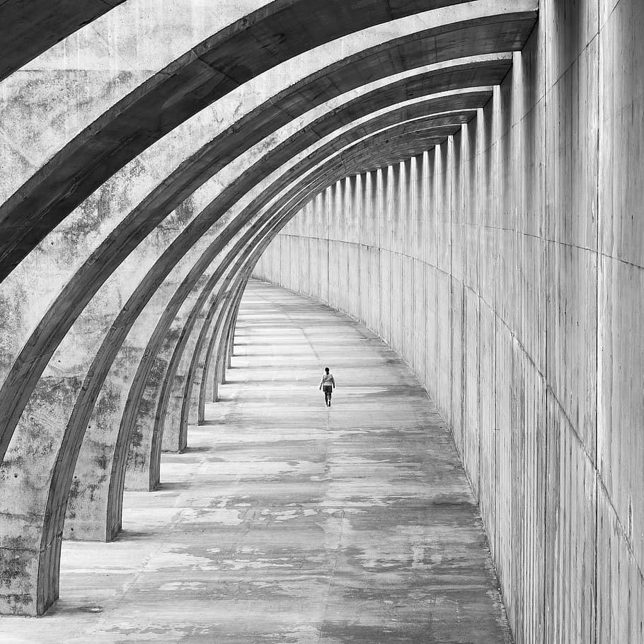 architecture, human, city, road, art, space, path, endeavor HD wallpaper