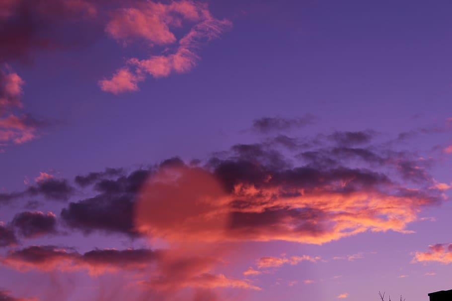 Hd Wallpaper Sunset Pink Purple Bokeh Pastel Neon Wild Clouds Sky Wallpaper Flare