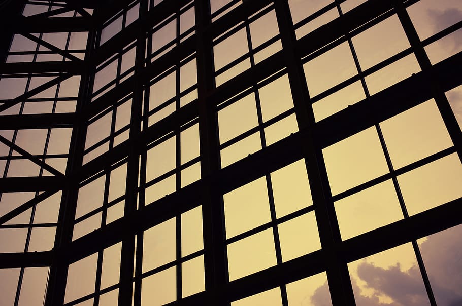 new york, orange, windows, architecture, building, textures HD wallpaper