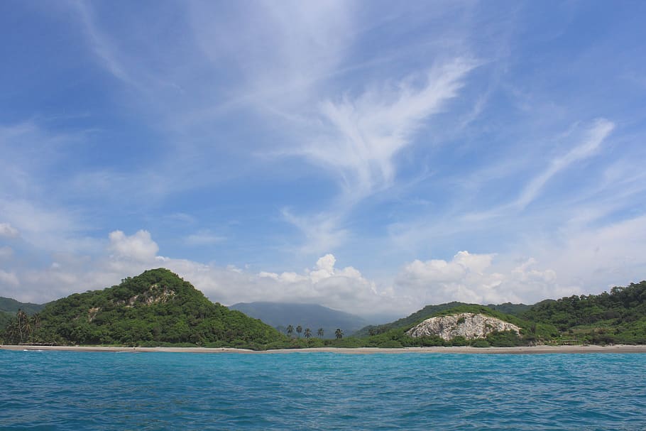 sea, blue, beach, relax, sky, water, scenics - nature, beauty in nature HD wallpaper