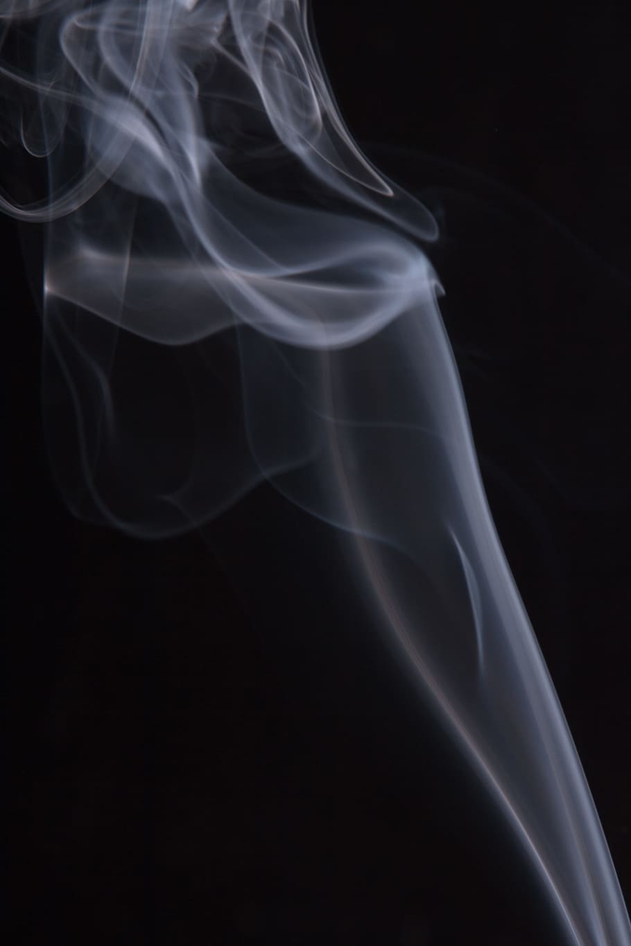 smoke, abstract, shapes, black, texture, background, fog, effect HD wallpaper