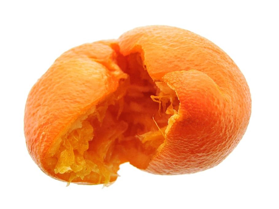 orange, crushed, fruit, fresh, meat, isolated, food, healthy HD wallpaper
