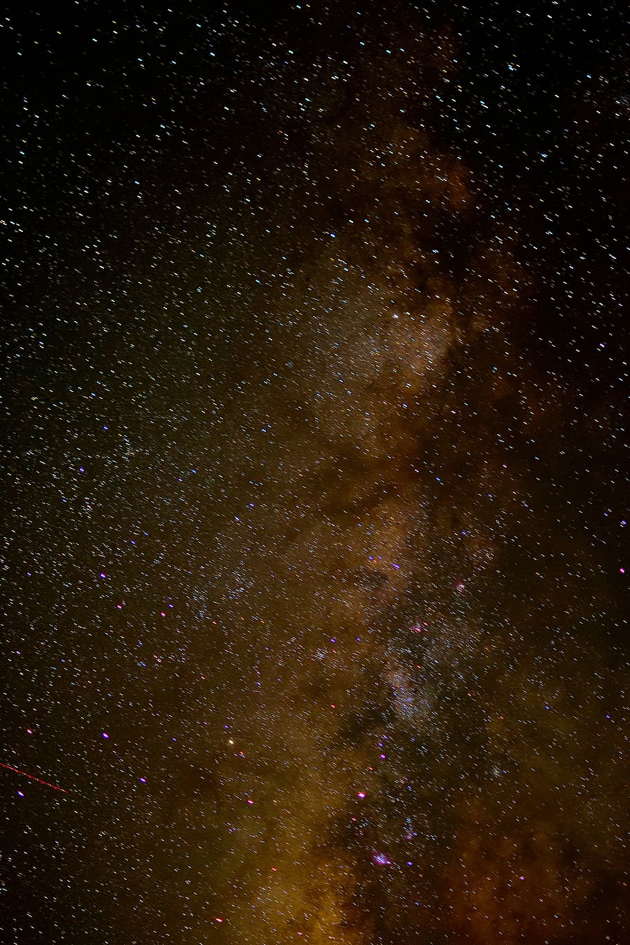 Black and Brown Galaxy Digital Wallpaper, astronomy, constellation HD wallpaper