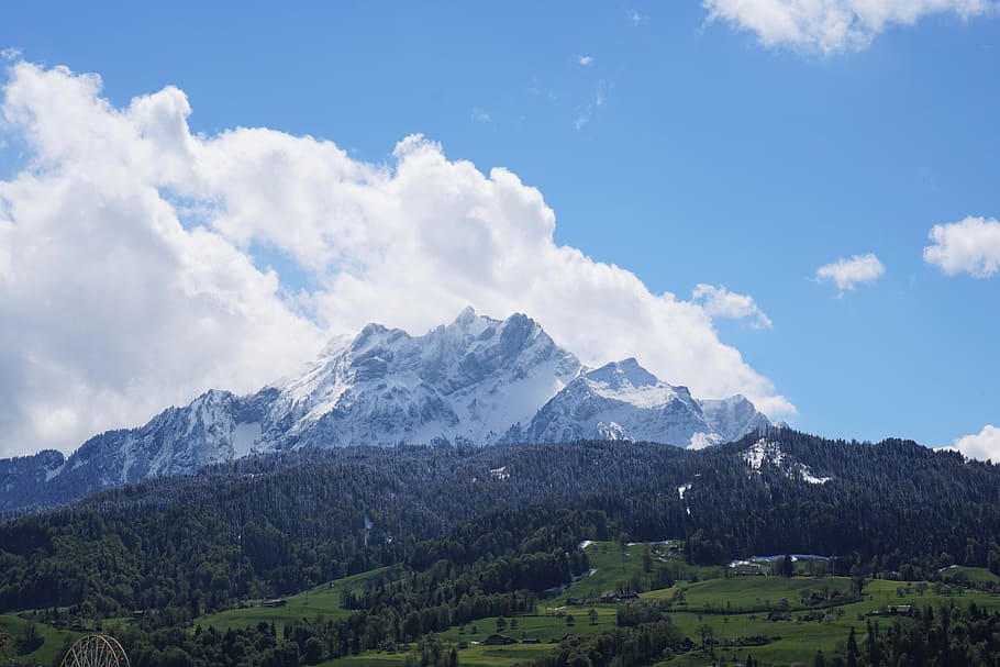 pilatus, lucerne, mountain, switzerland, sky, scenics - nature, HD wallpaper