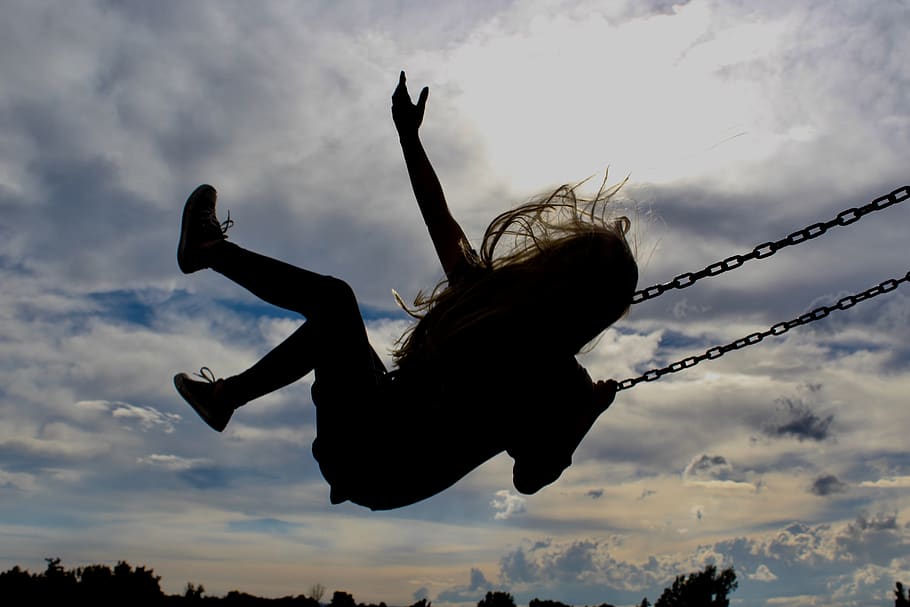 shadow, people, sky, cloud - sky, nature, silhouette, full length HD wallpaper