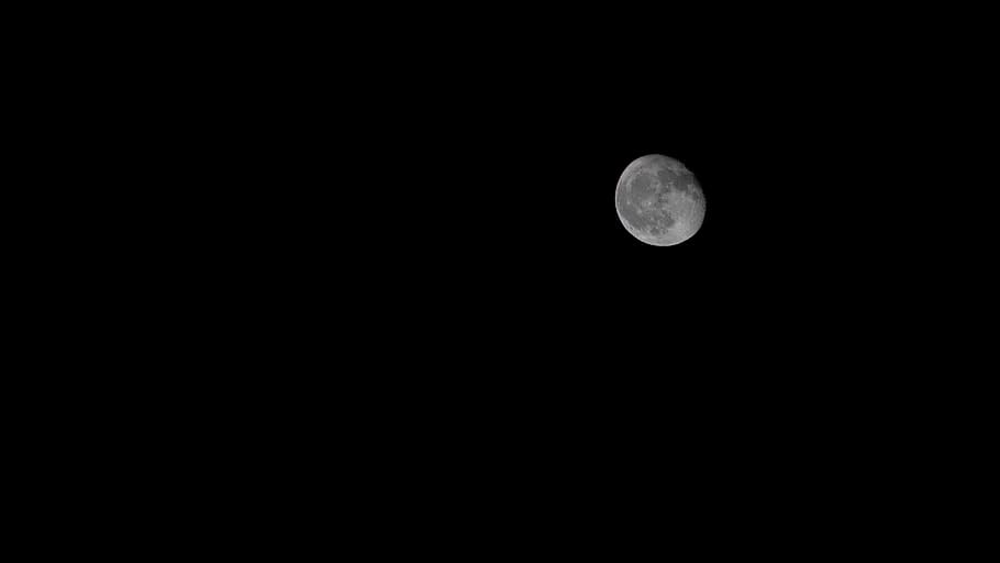 full moon, nature, outdoors, space, night, outer space, universe HD wallpaper