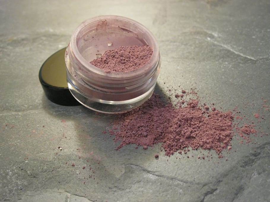 makeup, make up, cosmetics, powder, eyeshadow, blush, jar, container HD wallpaper
