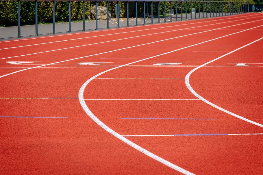 athletics, competition, sport, race, run, career, sports track, HD wallpaper