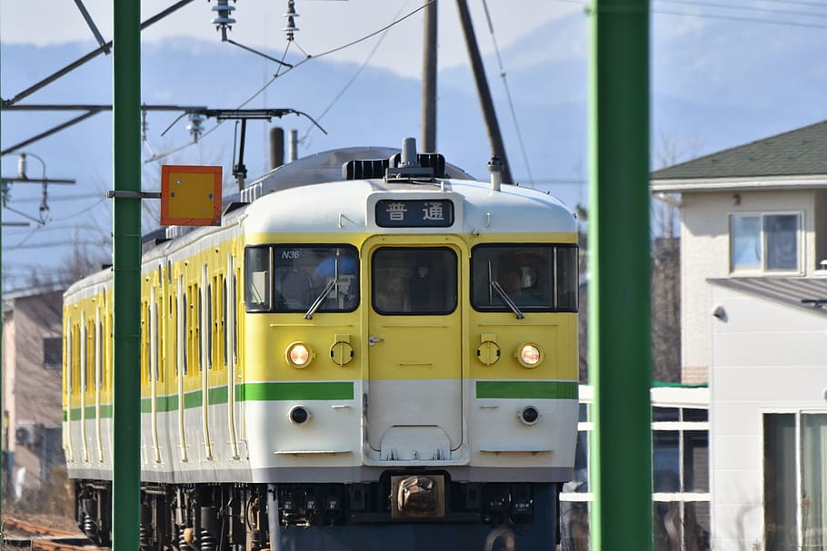 traffic, vehicle, electric train, residential, travel, natural HD wallpaper