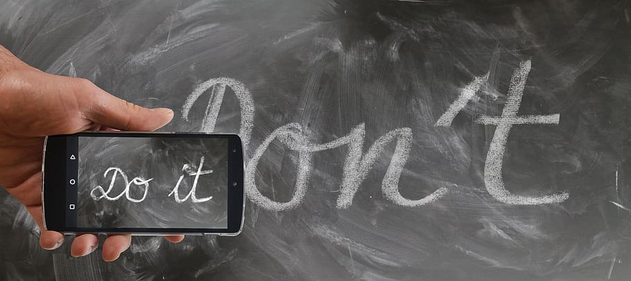 not, do, make, taboo, advice, advise, board, font, smartphone HD wallpaper