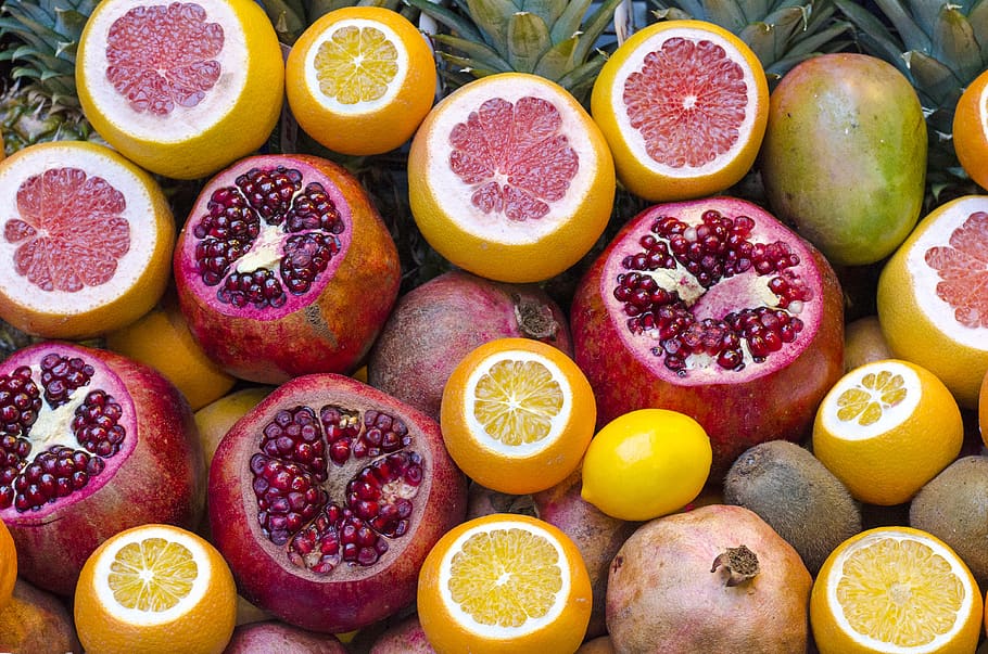 kiwis and oranges, healthy eating, food, food and drink, fruit, HD wallpaper