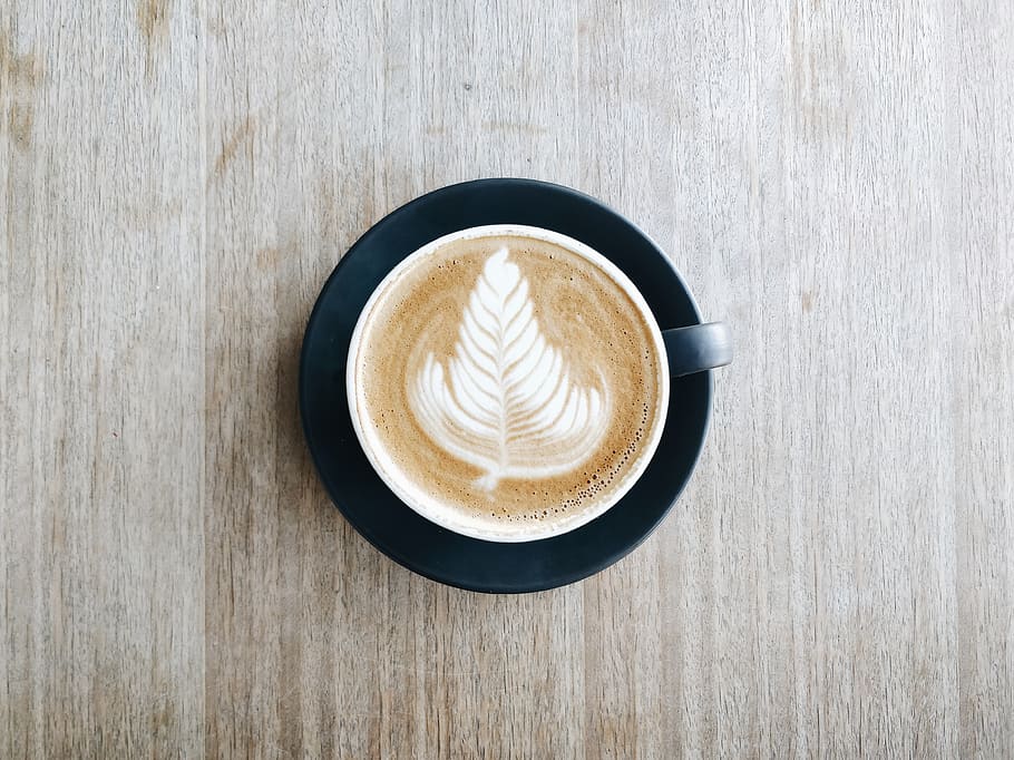 drink, beverage, latte, coffee cup, brunch, coffee art, drinks HD wallpaper