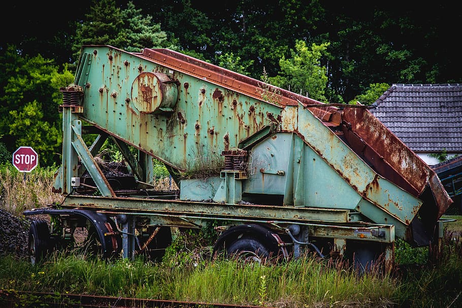 auto, stop, old, wreck, transport, abandoned, obsolete, rusty HD wallpaper
