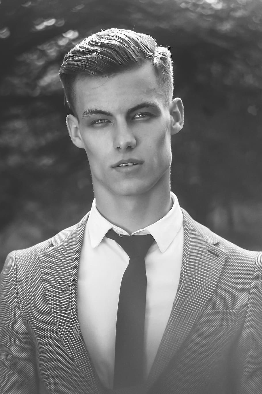 portrait, looking at camera, young men, young adult, front view HD wallpaper