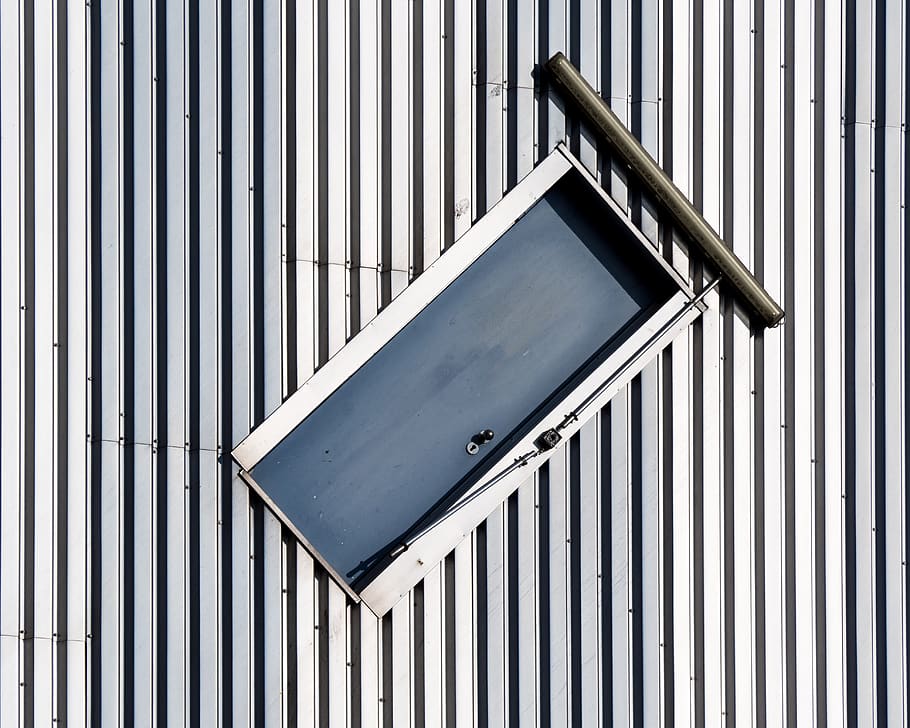 facade, building facade, door, structures, lines, grooves, surface HD wallpaper
