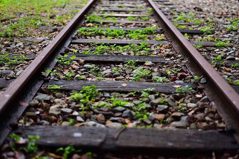 rail, railway, tracks, rail transportation, railroad track HD wallpaper