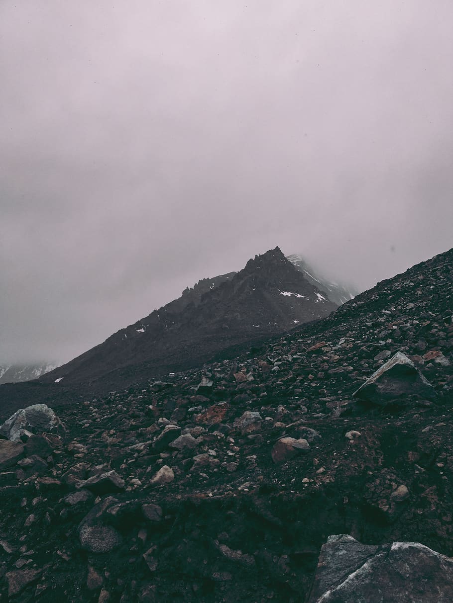 Mountain Range Cover of Fogs, altitude, clouds, cloudy, cold HD wallpaper