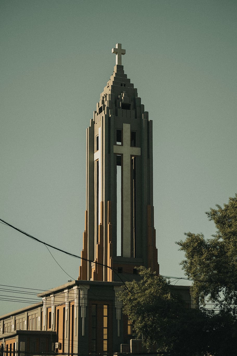 building, architecture, structure, church, catholic, cross HD wallpaper