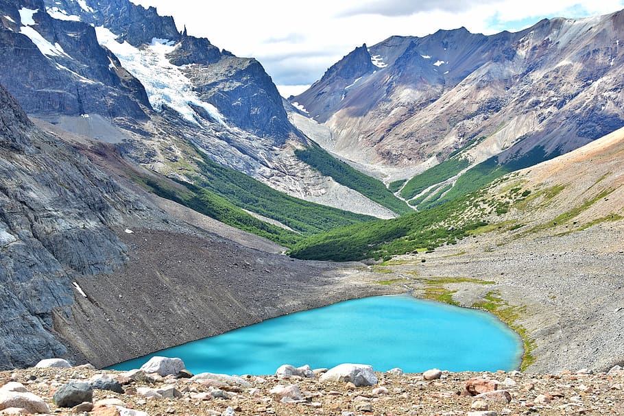 scenics - nature, mountain, water, beauty in nature, tranquil scene HD wallpaper