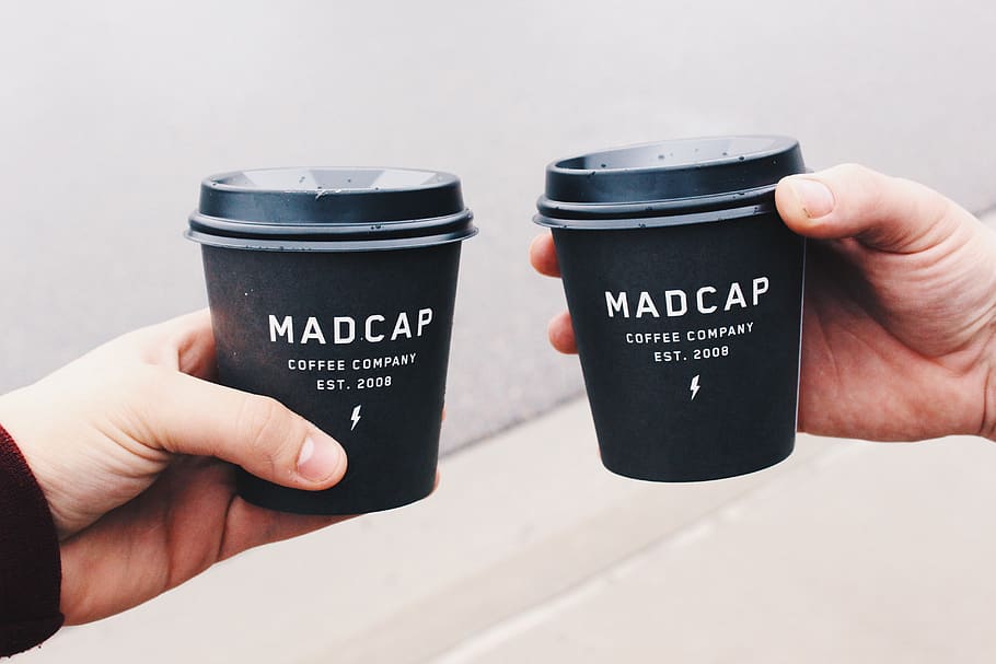 cup, coffee, restaurant, caffeine, black, people, man, hands HD wallpaper