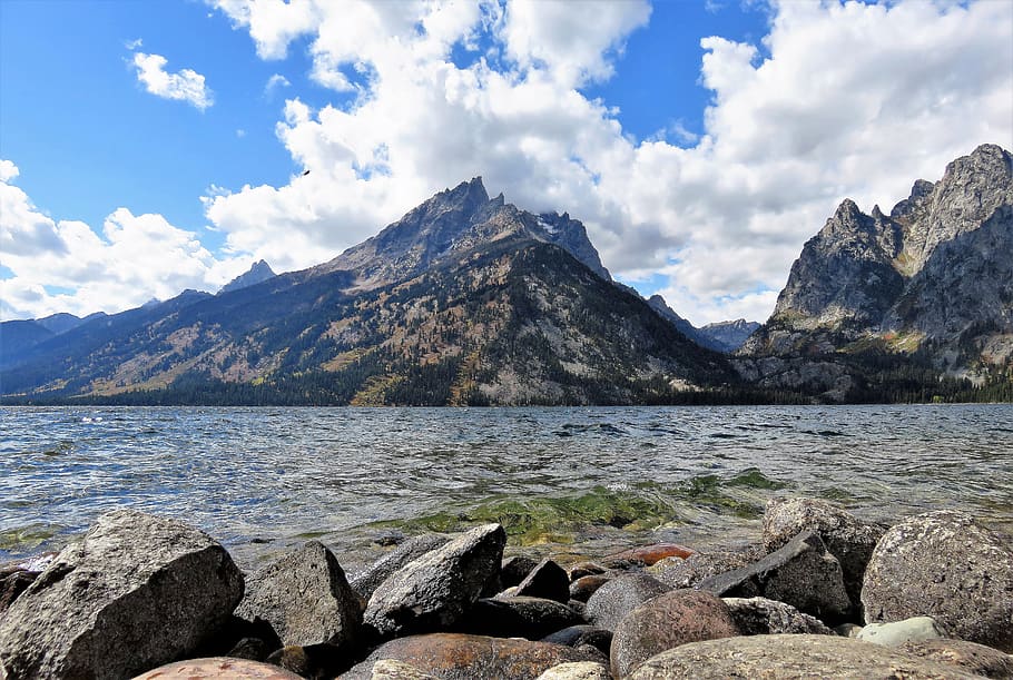 rubble, mountain, mountain range, nature, outdoors, promontory HD wallpaper