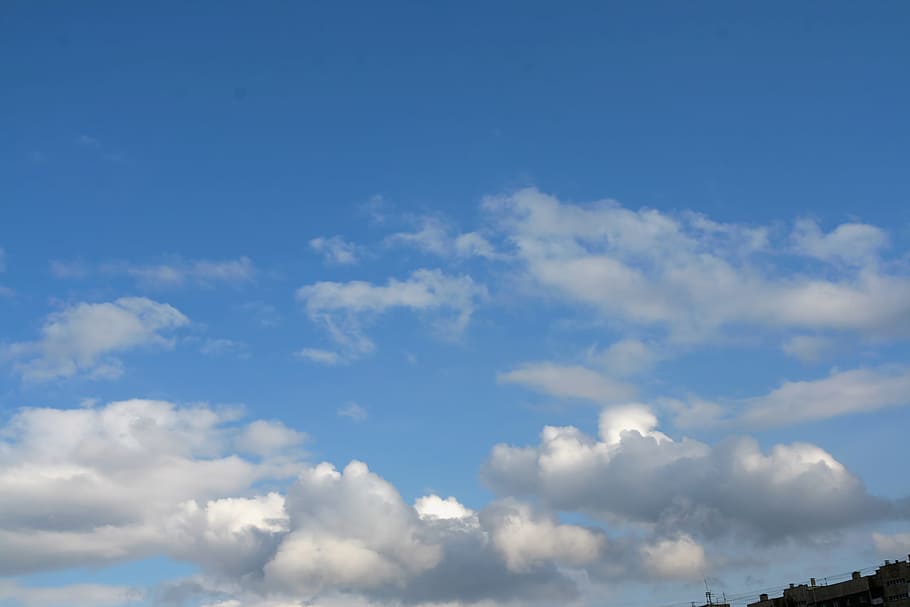 atmosphere, background, beautiful, blue, blue-sky, bright, climate HD wallpaper