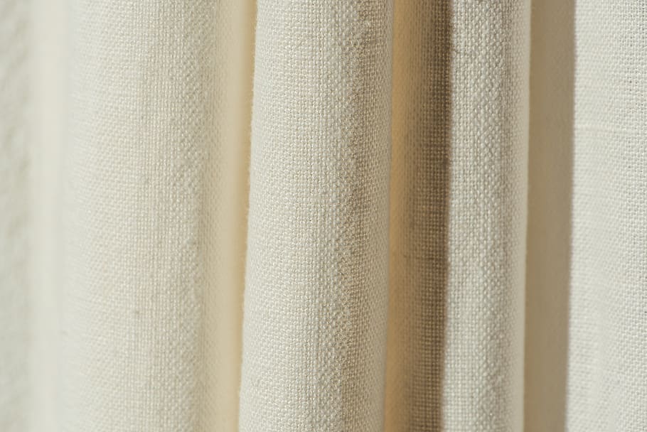 fabric, nature, background, textile, curtain, white, canvas HD wallpaper