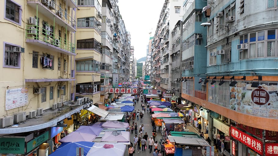 hong kong, city, built structure, architecture, building exterior HD wallpaper