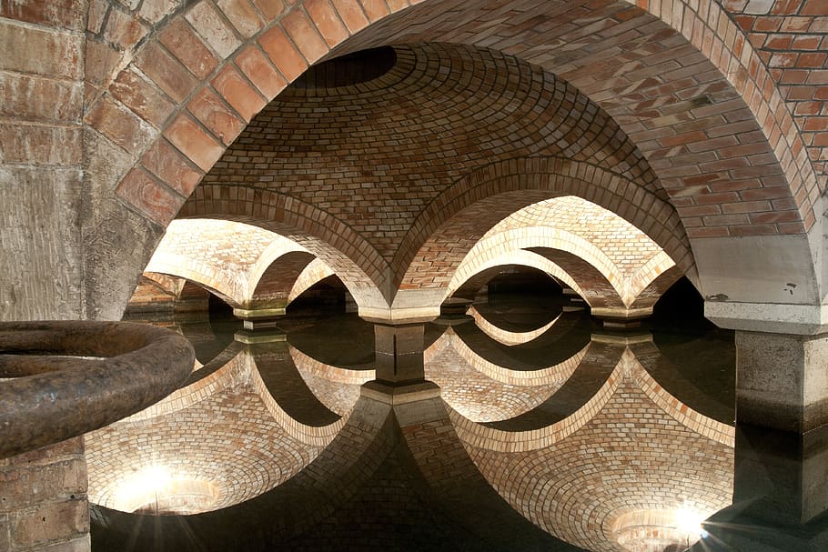 Photography of Brown Concrete Building, arch, architecture, design HD wallpaper