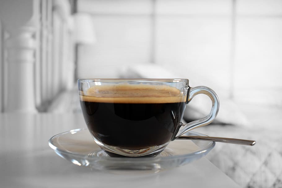 café, bebida, caliente, aromático, desayuno, mañana, pacto, HD wallpaper