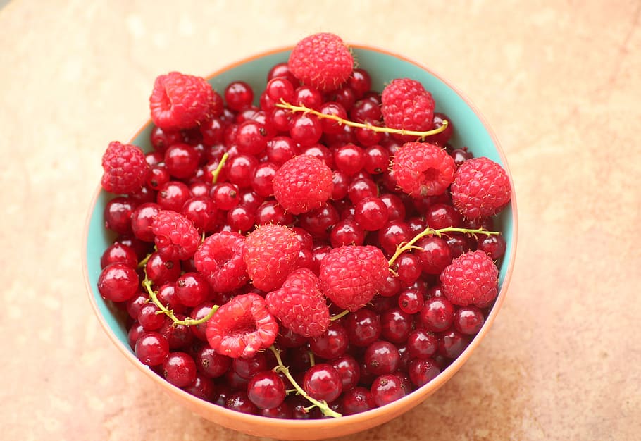 currant, raspberries, fruit, summer, fruit years, red, vitamins HD wallpaper