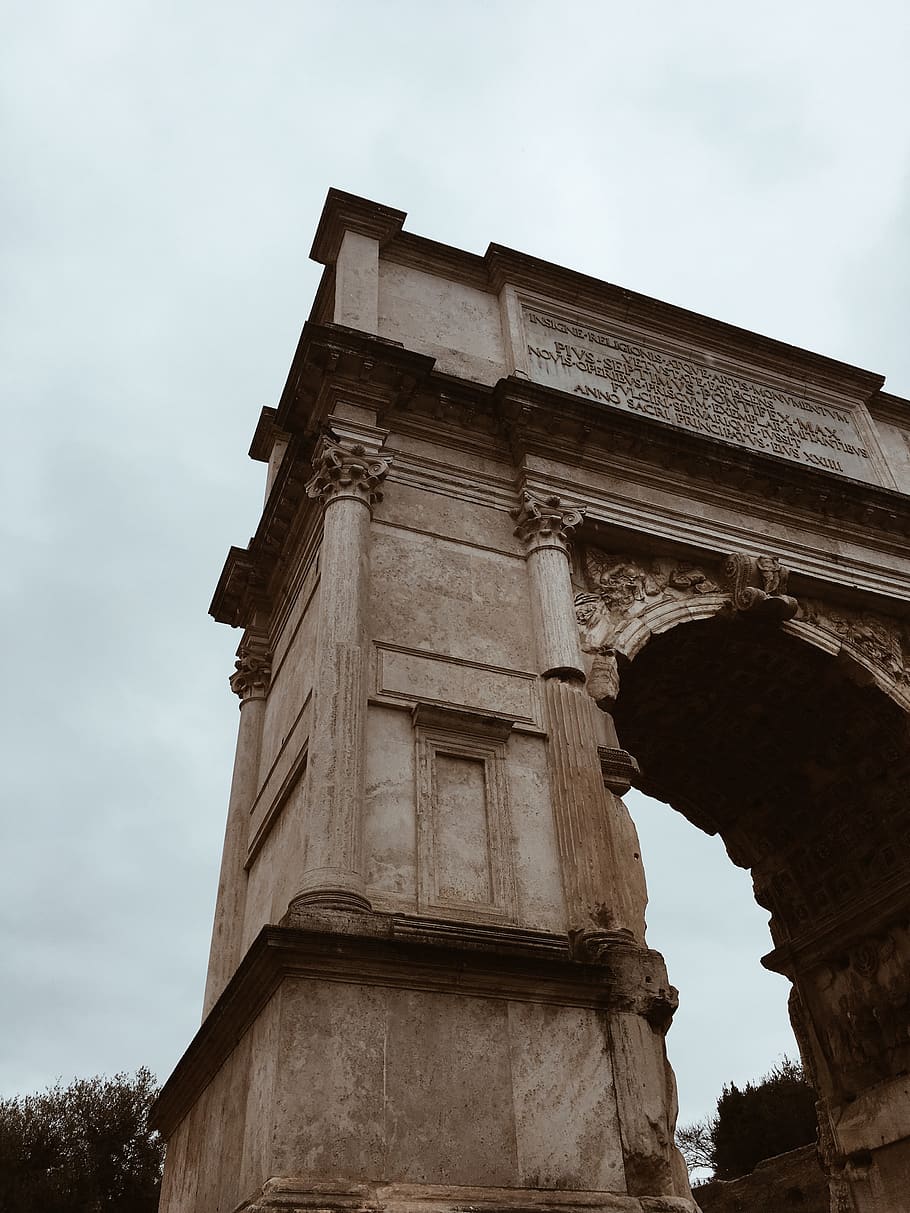 architecture, building, ruins, arched, vsco, art, pillar, column HD wallpaper
