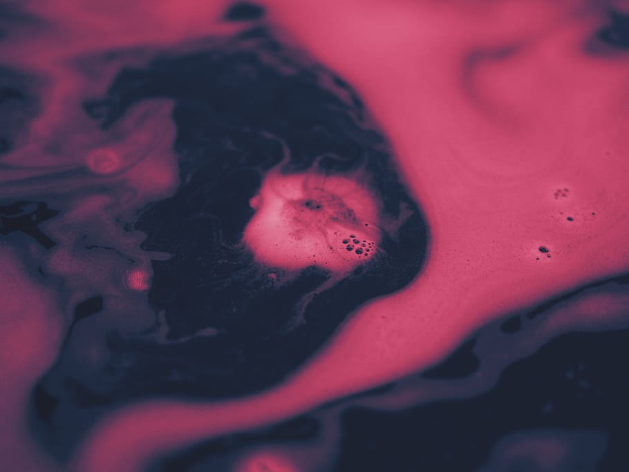 red and black substance, close-up, indoors, selective focus, full frame HD wallpaper
