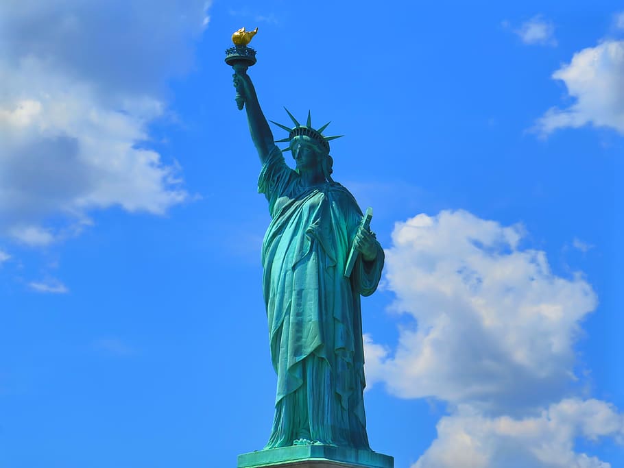 new york, united states, statue of liberty national monument, HD wallpaper